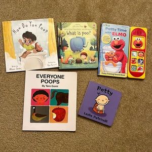 Set of 5 Potty Training Books